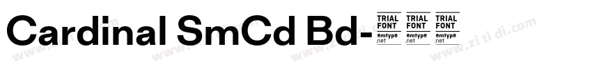 Cardinal SmCd Bd字体转换